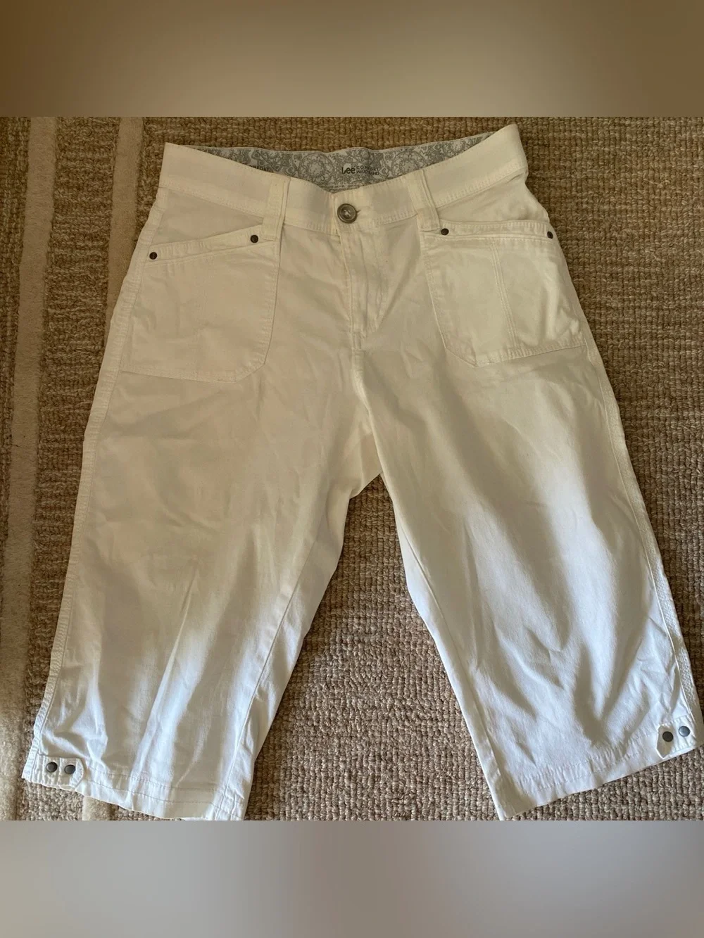 Lee White Women's Cargo Shorts
